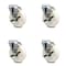Service Caster 5 Inch Nylon Wheel Swivel Bolt Hole Caster Set with Brake SCC-BH20S514-NYS-TLB-4 - alternate 1